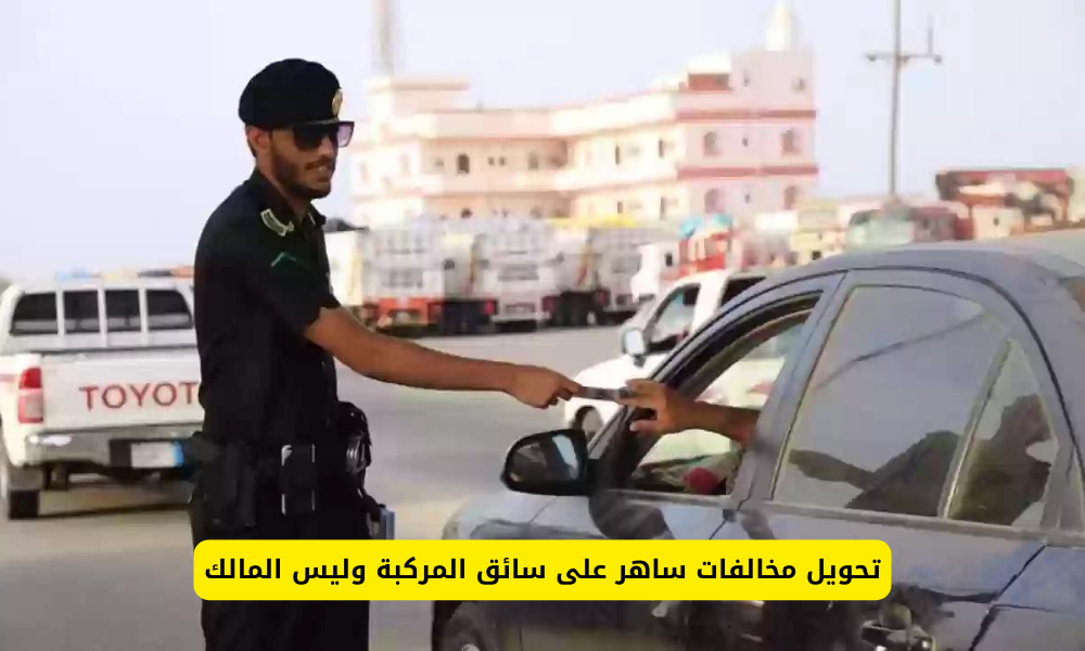 نقل المخالفات لسائق