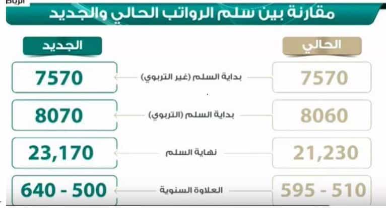 راتب المعلمين