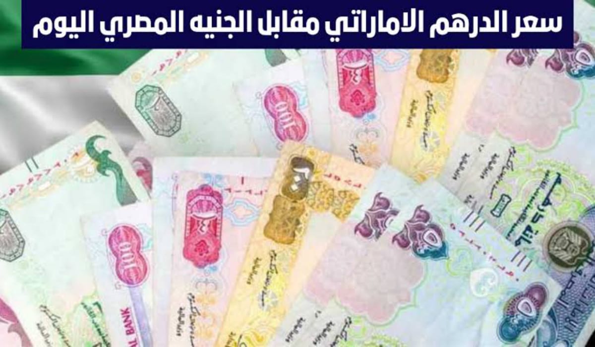 سعر الدرهم الاماراتي اليوم مقابل الجنيه المصري بمختلف البنوك