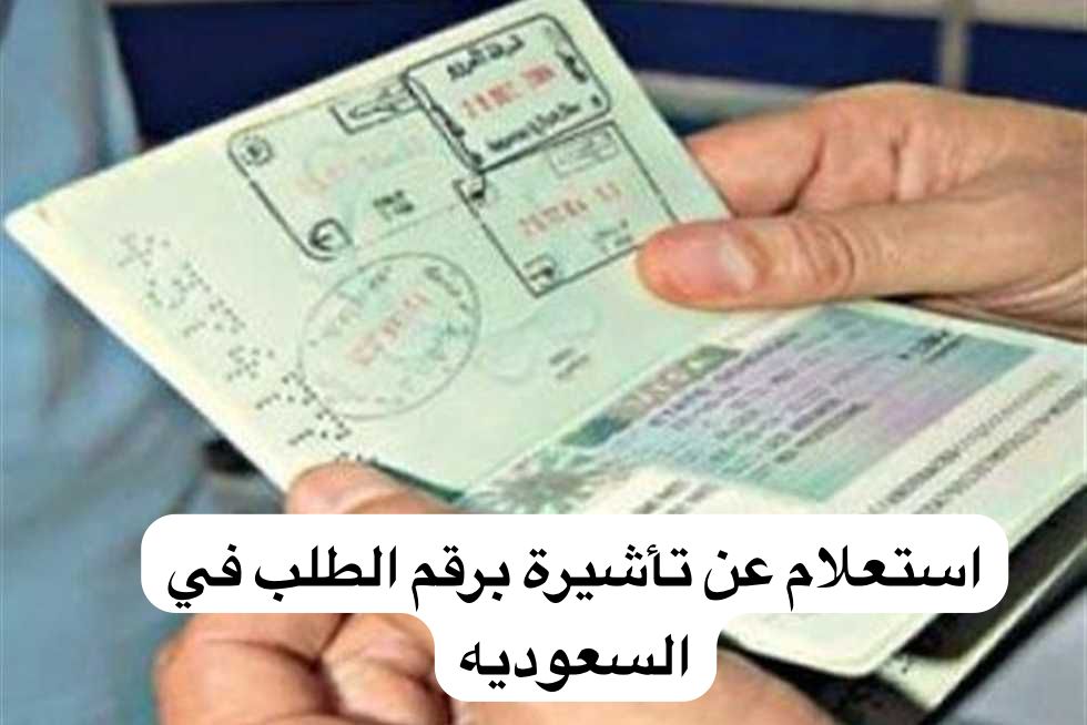 استعلام عن تأشيرة برقم الطلب 