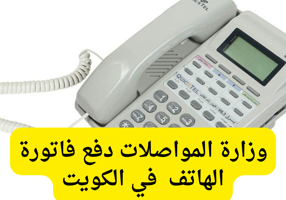 وزارة المواصلات دفع فاتورة الهاتف 