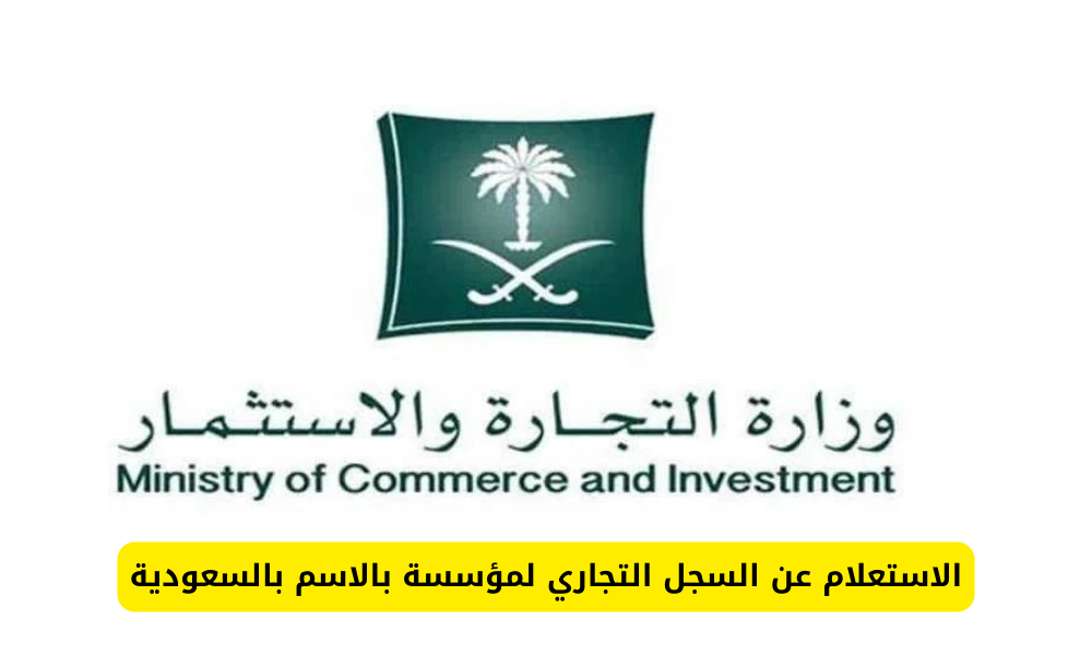 الاستعلام عن السجل التجاري