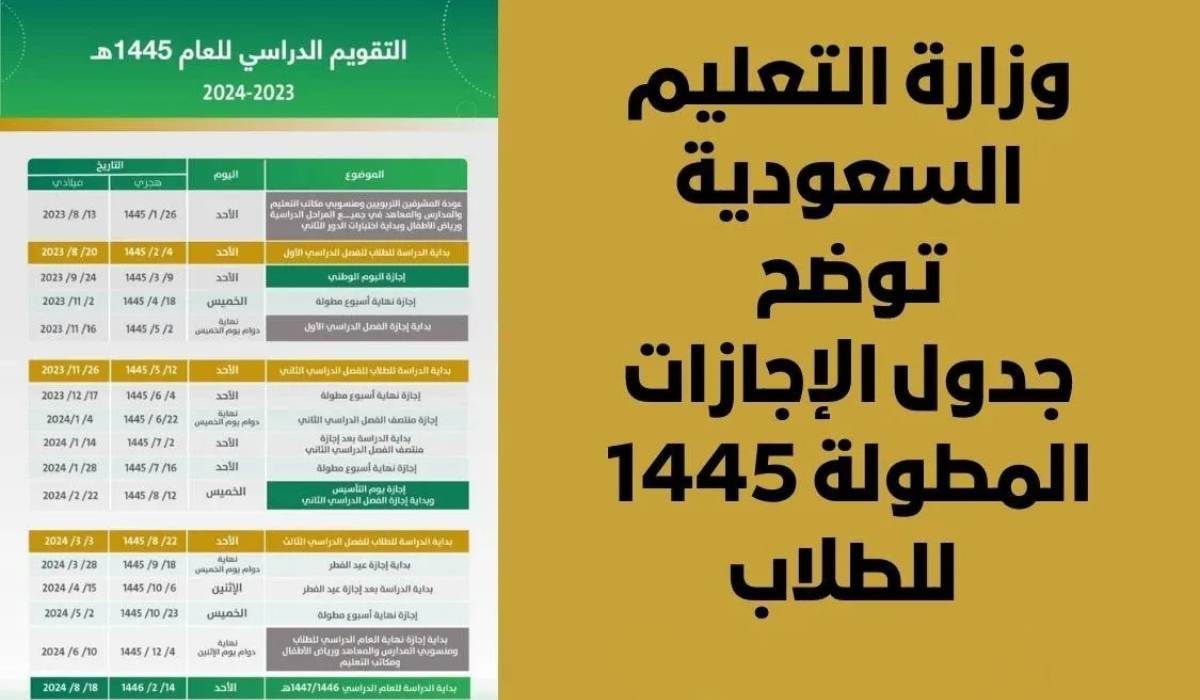 موعد الاجازة المطولة 