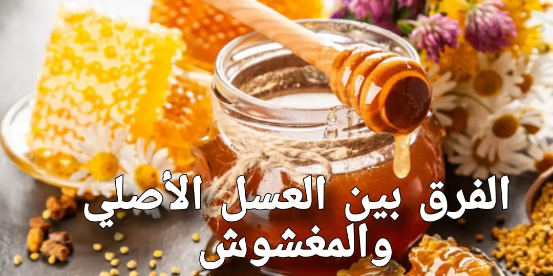 تمييز العسل النحل الأصلي والمغشوش