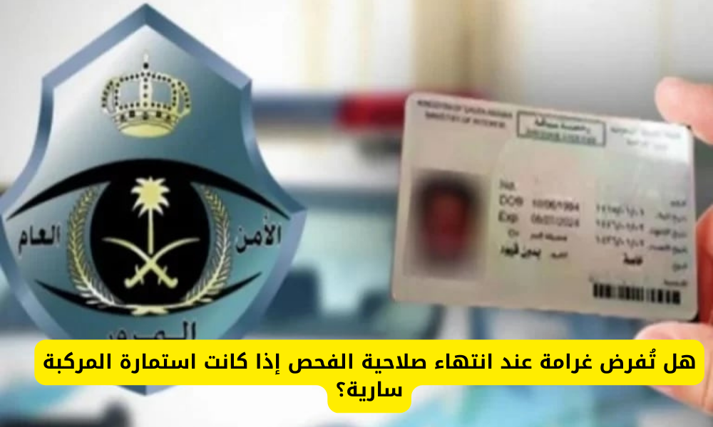 انتهاء صلاحية الفحص الدوري