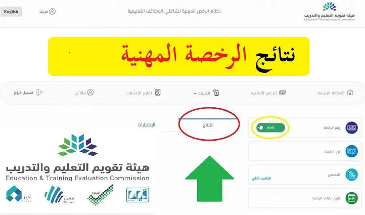 الرخصة المهنية للمعلمين