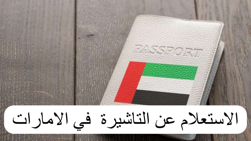 الاستعلام عن التاشيرة 