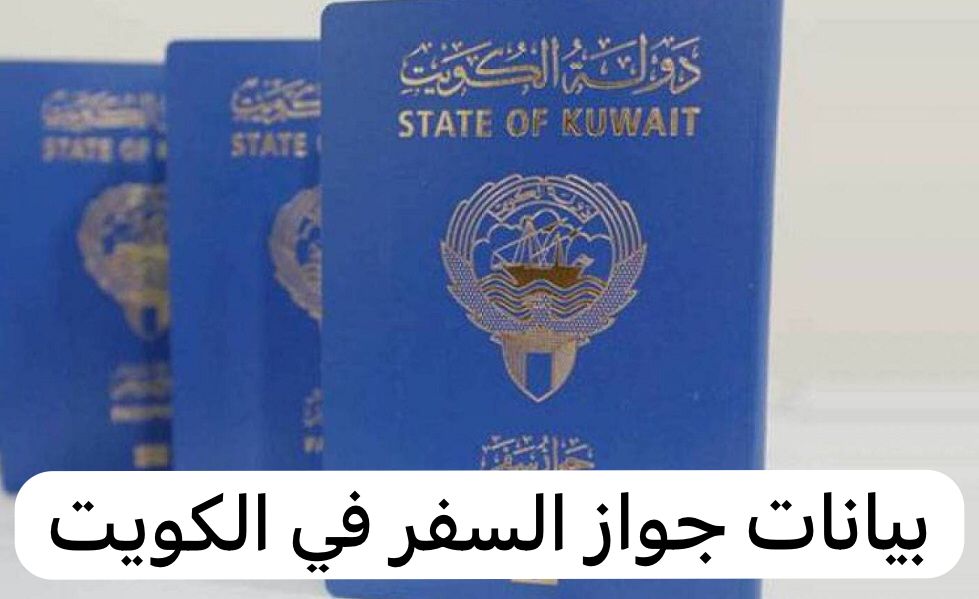 بيانات جواز السفر